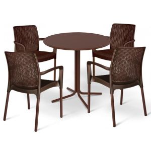 Купить Комплект мебели КОРАЛЛ SHT-DS21 (стол + 4 кресла)