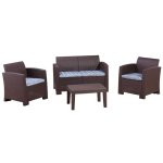 Комплект мебели Медо Порту (стол + диван + 2 кресла)
