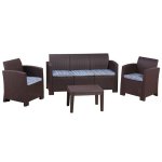 Комплект мебели Медо Порту Мax (стол + диван + 2 кресла)