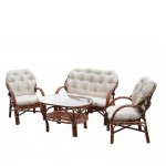 Комплект мебели Винотти 01/25 (диван + 2 кресла + стол) коньяк