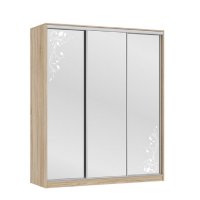 Шкаф-купе Мебельсон Бассо 4-600 бабочки дуб сонома