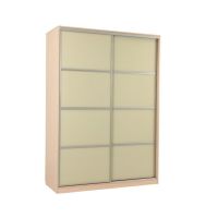 Шкаф-купе Мебельсон Гранд 2-600 дуб млечный/крем
