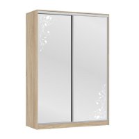 Шкаф-купе Мебельсон Гранд 4-600 цветы дуб сонома