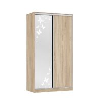 Шкаф-купе Мебельсон Рио 1-600 бабочки дуб сонома