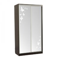 Шкаф-купе Мебельсон Рио 4-600 бабочки венге