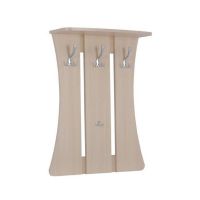 Вешалка настенная Мебельсон Уют-1 дуб млечный