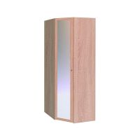 Шкаф угловой ГМФ ШУ63 с зеркалом Sherlock дуб сонома