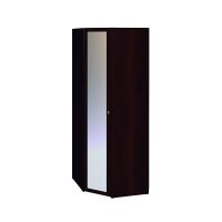 Шкаф угловой ГМФ ШУ63 с зеркалом Sherlock орех шоколадный