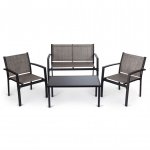 Комплект мебели Мебель Импэкс кофейный чёрный/серый