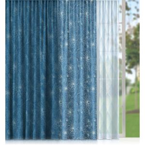 Купить Шторы Праймтекс Волшебная ночь Emma Gabardin Provance 150*270 голубой