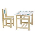 Комплект детской мебели ВПК Polini Eco 400 SM Лесная сказка белый/натуральный