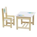 Комплект детской мебели ВПК Polini kids Eco 400 SM Дино 1 белый/натуральный