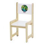Комплект детской мебели ВПК Polini kids Eco 400 SM Дино 2 белый/натуральный