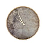 Настенные часы Арти М 108-107 кварцевые коричневый/золото