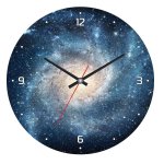 Настенные часы ПостерМаркет CL-09 Галактика синий