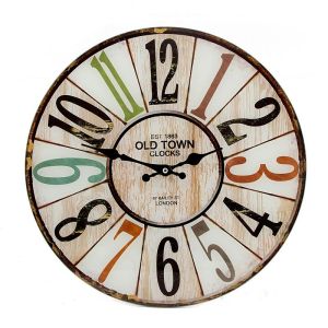Купить Настенные часы Русские подарки 78903 розовый/коралловый