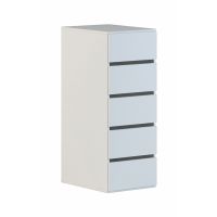 Комод АСМ-Модуль КШ для шкафа Бержер метрополитан грей