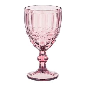 Купить Набор бокалов для вина Арти М 26-115 Серпентина (6 шт.) 325 мл розовый