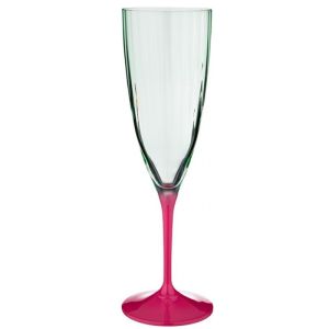 Купить Набор бокалов для шампанского Арти М 674-670 Kate optic (6 шт.) 220мл розовый/зелёный