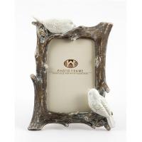 Фоторамка Русские подарки 127994 Птички 17*22*3 см коричневый/белый