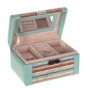Купить Шкатулка РЕМЕКО 270096 17*12*10 см бирюзовый