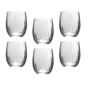 Купить Набор стаканов Арти М 674-103 для виски (6 шт.) Waterfall 300 мл цвет прозрачный