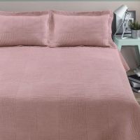 Покрывало АРИЯ Elexus 250*260+2 наволочки 50*70 розовый