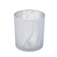 Подсвечник Арти М 421-193 7*8 см белый/серый