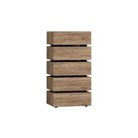 Комод ГМФ К6 Nature дуб табачный craft/черный