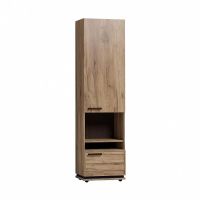 Шкаф ГМФ ШМЦН1 Nature дуб табачный craft/черный