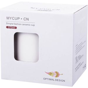 Купить Кружка Арти М 495-1068 Natural beauty c крышкой и ложкой 360 мл белый