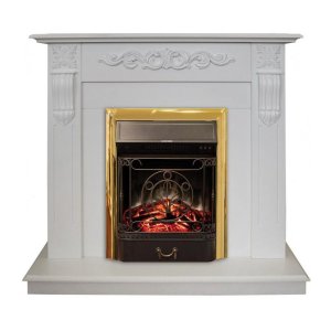 Купить Камин РеалФлейм Dominica STD/EUG WT c Majestic/Rimin