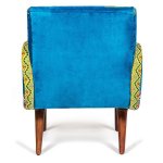 Кресло TetChair Sondrio голубой/зеленый