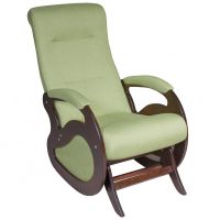 Кресло-качалка Сириус Маятник темное дерево/бинго 7