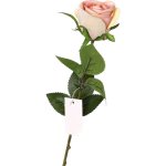 Цветок искусственный Арти М 23-212 Роза 53 см зелёный/розовый