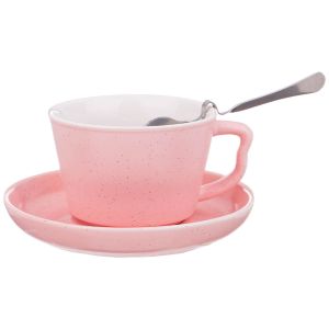 Купить Кофейная пара Арти М 495-1058 (3 предмета) 200 мл розовый