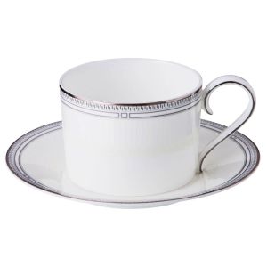 Купить Чайный набор Арти М 22-1096 на 6 персон (12 предметов) Грэй 250 мл белый/серый