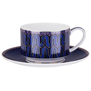 Купить Чайный набор Арти М 264-858 на 6 персон (12 предметов) 250 мл синий