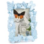 Фоторамка Феникс-Презент 79710 15,3*20,8*2 см Мятные бабочки голубой