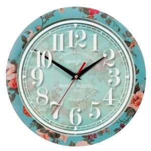 Купить Настенные часы Авангард Вега П1-239-7-239 бирюза/розовый