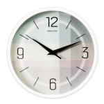 Настенные часы Авангард Салют П-2Б8-453 белый/серый