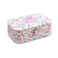 Шкатулка РЕМЕКО 724545 24*18*6 см розовый/зелёный