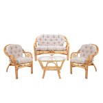Комплект мебели Мебель Импэкс Roma ( 2 кресла + диван + стол) мёд