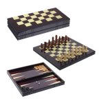 Игровой набор РЕМЕКО 231288 шахматы, шашки, нарды 34*16,5*5,5 см