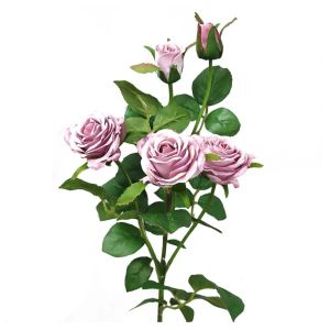 Купить Цветок искусственный MYBLUMM 0019 Роза кустовая нежно-фиолетовый