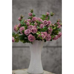 Купить Цветок искусственный MYBLUMM 0019 Роза кустовая нежно-фиолетовый