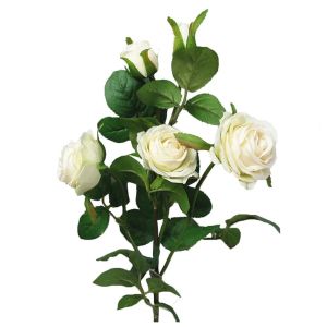 Купить Цветок искусственный MYBLUMM 0020 Роза кустовая кремовый