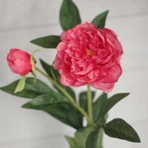 Купить Цветок искусственный MYBLUMM 0037 Пион ярко-розовый
