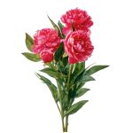 Цветок искусственный MYBLUMM 0037 Пион ярко-розовый