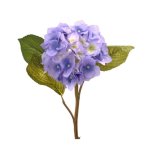 Цветок искусственный РЕМЕКО 270594 Гортензия 82 см зелёный/фиолетовый